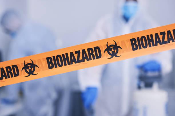 Professional Trauma Scene Cleanup technician working in Portsmouth, IA